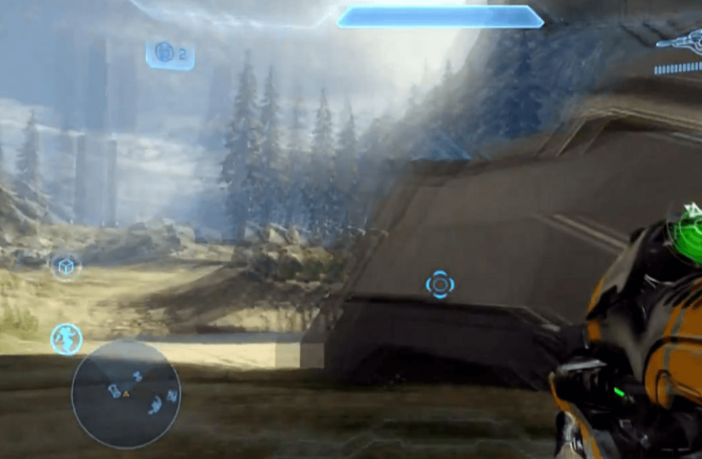 An example of in game motion blur
